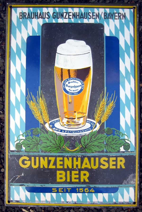 * Bier Biertrinker Vintage Brauerei Deko Werbung Schild *036 