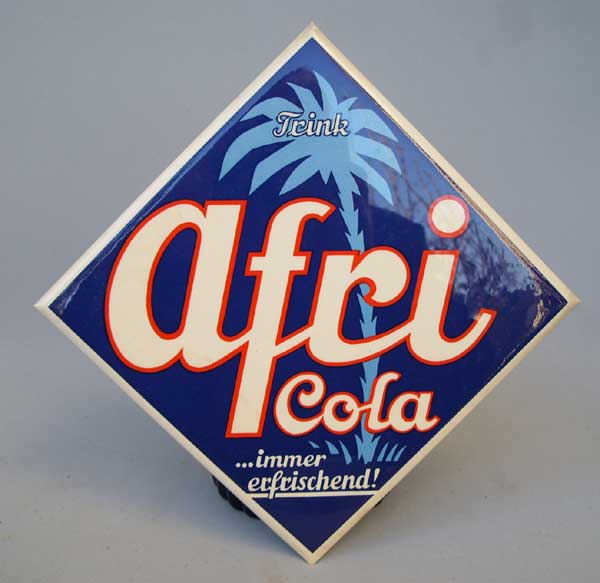 Blechschild Afri Cola immer erfrischend Palme retro Werbeschild Reklame Schild